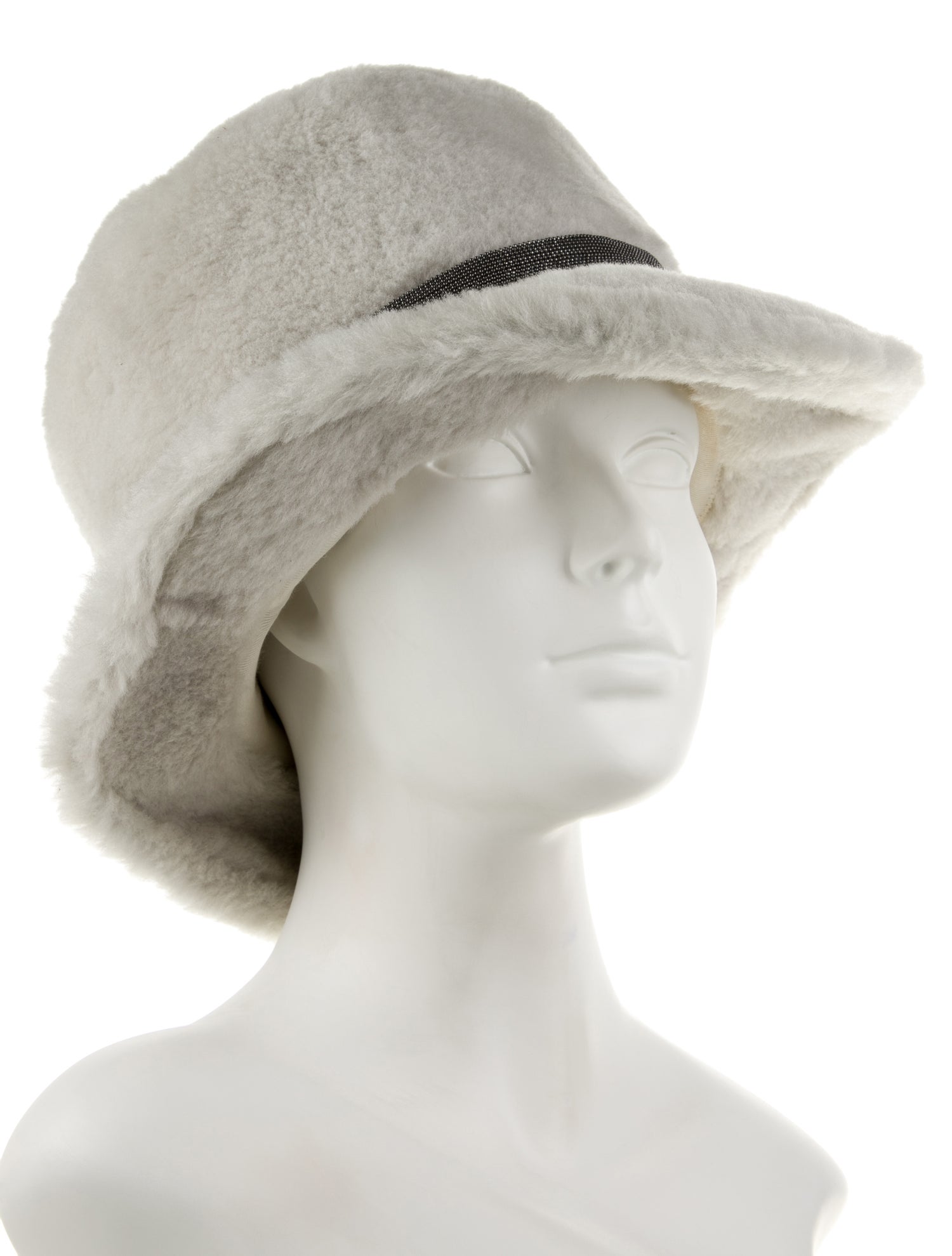 Brunello Cucinelli faux fur bucket hat